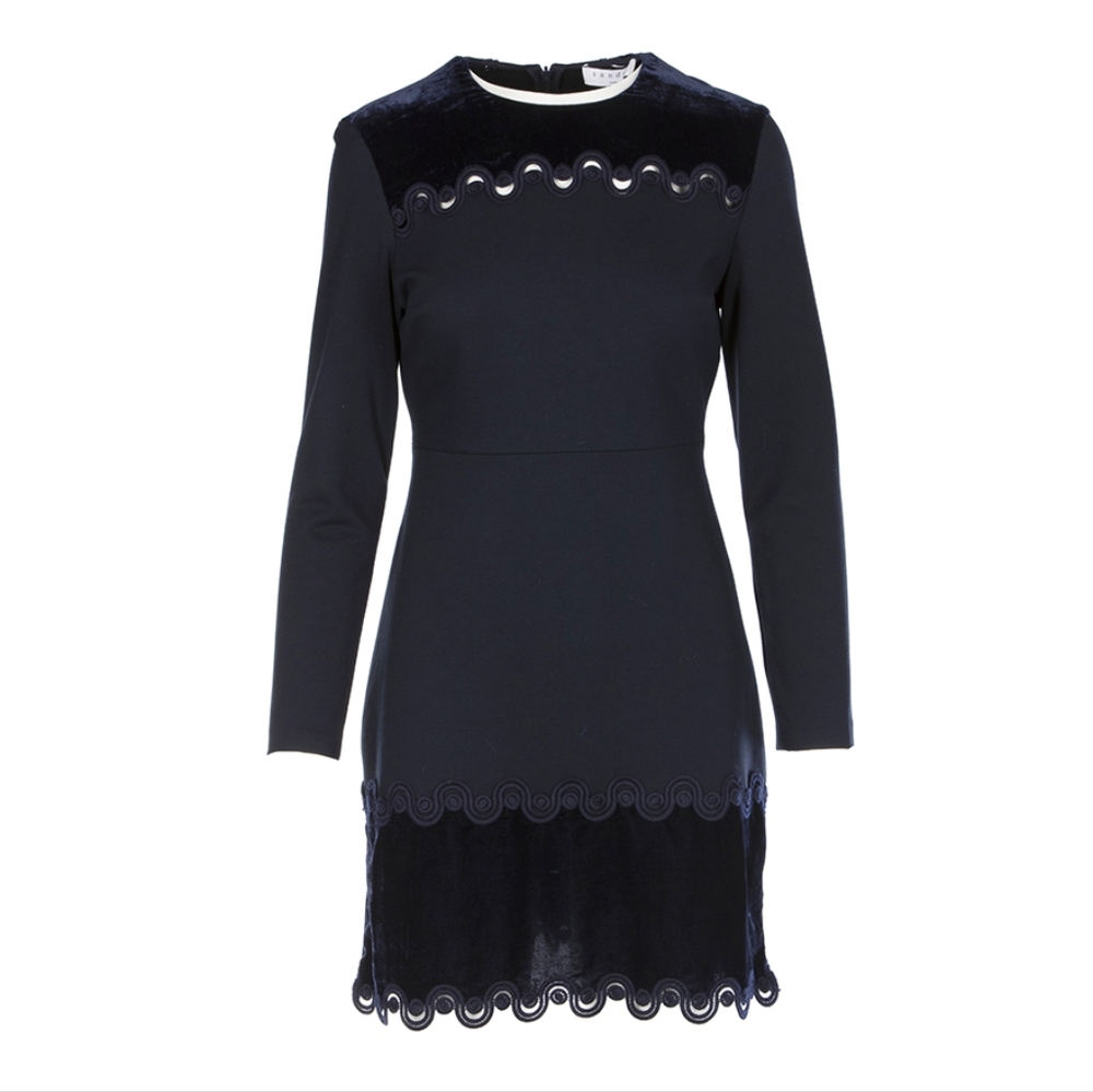 Sandro Navy Dress